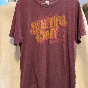 Beautiful Crazy Graphic T-Shirt - Purple